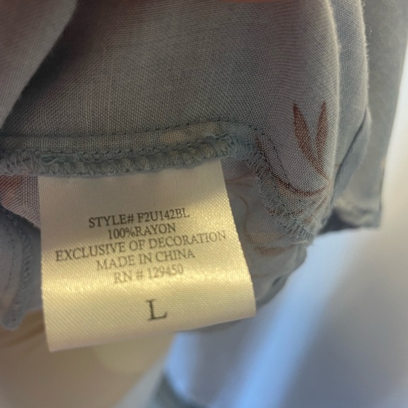 Como Vintage Women's Floral Boho Short Sleeve Top - Picture 4 of 9